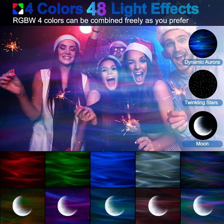 Northern Galaxy Light Aurora Projector Plug-In factory
